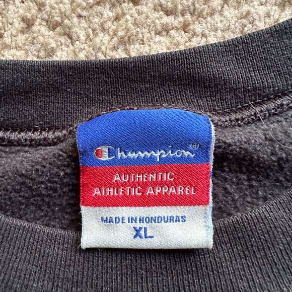 Purdue Sweater Mens XL Crewneck Pullover Black Champion Long Sleeve - Picture 3 of 10